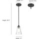 Natalie 1 Light 5 inch Rubbed Bronze Mini-Pendant Ceiling Light